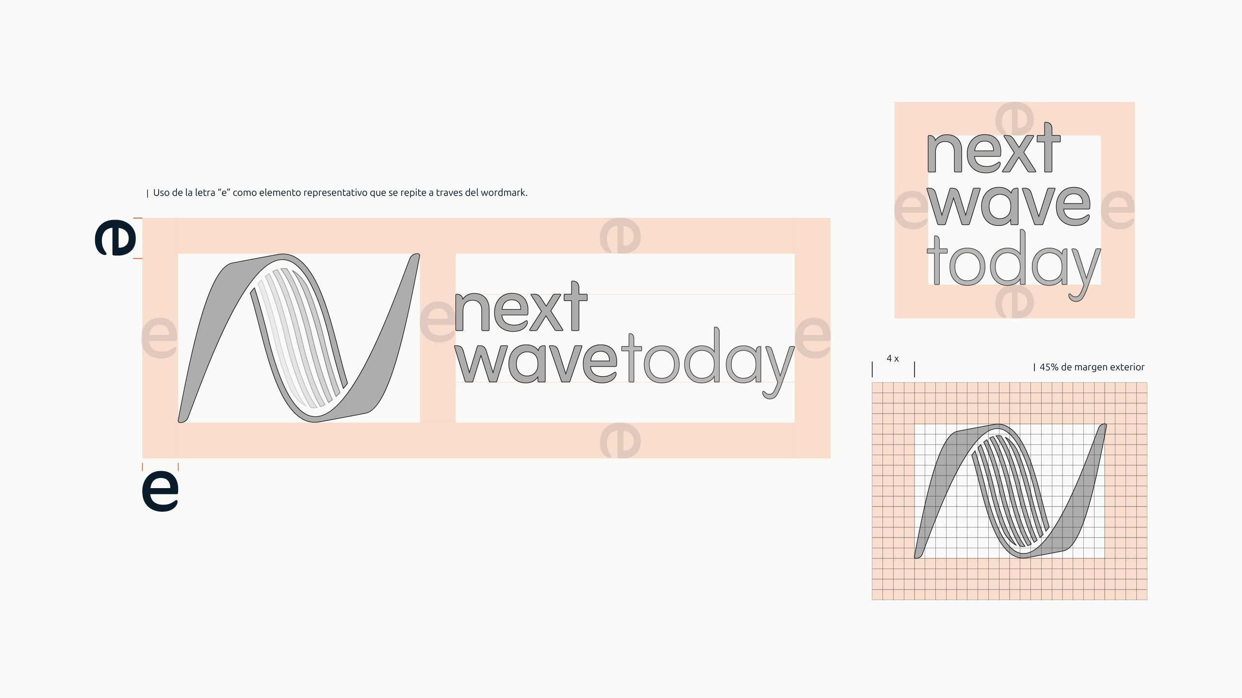 Logotype margins and protections for Next Wave Today